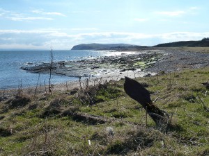 anchor at salmon bothy, Hilton