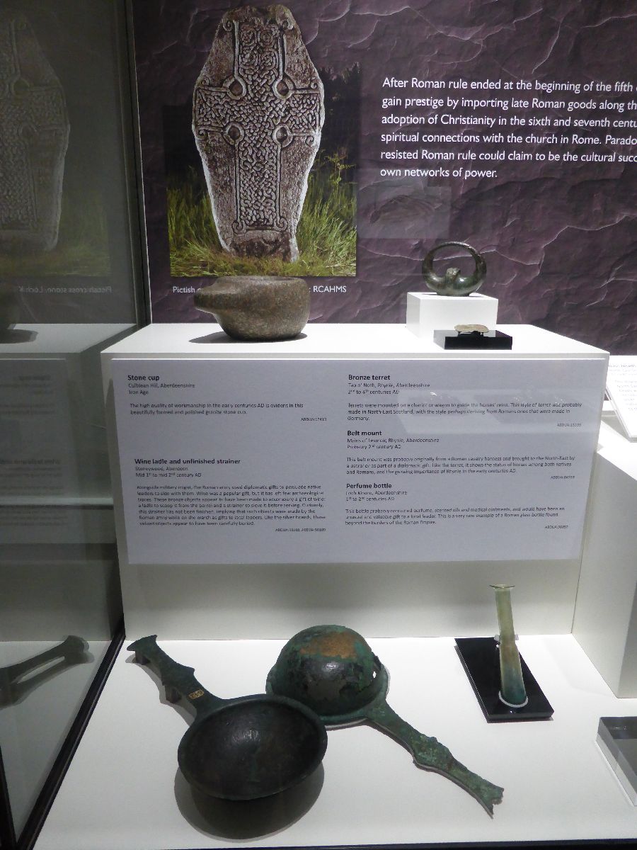 Rhynie -Roman artefacts - seaboardgàidhlig